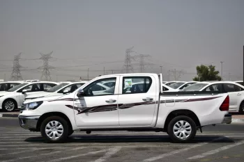 TOYOTA HILUX GL 2025 MODEL YEAR 2.4L DIESEL 4X2 5-SEATER WHITE COLOR