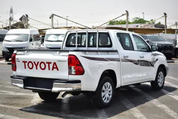 TOYOTA HILUX GL 2025 MODEL YEAR 2.4L DIESEL 4X2 5-SEATER WHITE COLOR