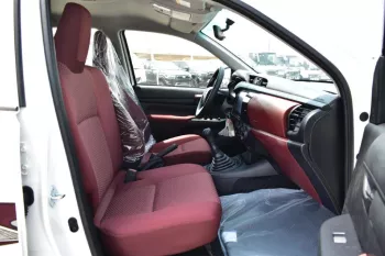 TOYOTA HILUX GL 2025 MODEL YEAR 2.4L DIESEL 4X2 5-SEATER WHITE COLOR