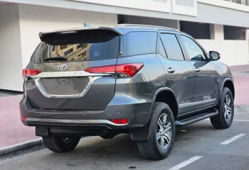 Toyota Fortuner 2022 Model year 2.7L Petrol Gray Color Exterior Black Interior