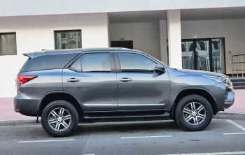 Toyota Fortuner 2022 Model year 2.7L Petrol Gray Color Exterior Black Interior