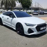 AUDI RS-7 TFSI QUATTRO 2021 MODEL YEAR WHITE COLOR WITH WARRANTY - Thumbnail 2