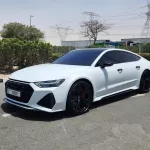 AUDI RS-7 TFSI QUATTRO 2021 MODEL YEAR WHITE COLOR WITH WARRANTY - Thumbnail 3