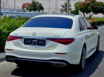 Mercedes-Benz S 500 AMG 3.0L Petrol 2021 Model Year White Color Exterior