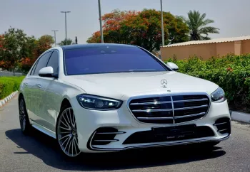 Mercedes-Benz S 500 AMG 3.0L Petrol 2021 Model Year White Color Exterior
