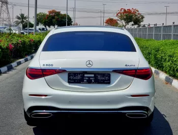Mercedes-Benz S 500 AMG 3.0L Petrol 2021 Model Year White Color Exterior