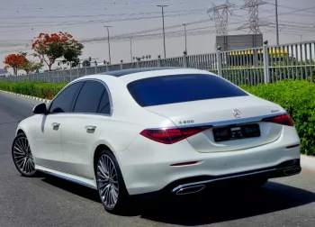 Mercedes-Benz S 500 AMG 3.0L Petrol 2021 Model Year White Color Exterior