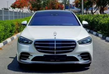 Mercedes-Benz S 500 AMG 3.0L Petrol 2021 Model Year White Color Exterior