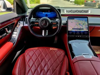 Mercedes-Benz S 500 AMG 3.0L Petrol 2021 Model Year White Color Exterior