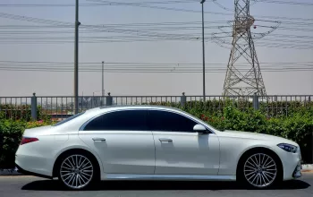 Mercedes-Benz S 500 AMG 3.0L Petrol 2021 Model Year White Color Exterior