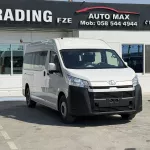 TOYOTA HIACE HIGHROOF 2026 MODEL YEAR BLACK BUMPER 13 SEATER WHITE COLOR - Thumbnail 3
