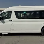 TOYOTA HIACE HIGHROOF 2026 MODEL YEAR BLACK BUMPER 13 SEATER WHITE COLOR - Thumbnail 4