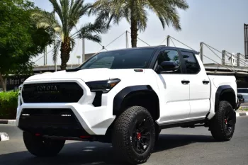 TOYOTA TACOMA TRD PRO 2025 MODEL YEAR I-FORCE MAX HYBRID WHITE COLOR