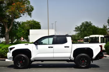 TOYOTA TACOMA TRD PRO 2025 MODEL YEAR I-FORCE MAX HYBRID WHITE COLOR