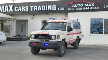 TOYOTA LC 78 HARDTOP STD ROOF AMBULANCE MODEL YEAR 2025 COLOR WHITE