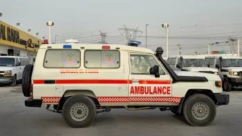 TOYOTA LC 78 HARDTOP STD ROOF AMBULANCE MODEL YEAR 2025 COLOR WHITE