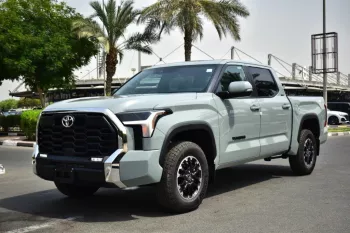 TOYOTA TUNDRA CREWMAX SR5 TRD OFF ROAD 2025 MODEL YEAR GREEN COLOR