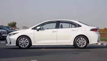 Toyota corolla 2025 Model Year 1.8L Hybrid Elite White Color Exterior