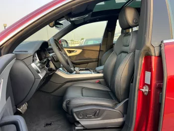 Audi Q8 Petrol 2023 Model Year Red Color Exterior