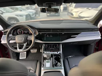 Audi Q8 Petrol 2023 Model Year Red Color Exterior