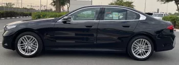 BMW 520i 2025 Model Year 2.0L Petrol Black Color Exterior Under Warranty