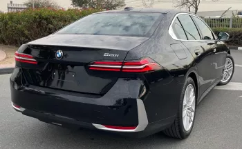 BMW 520i 2025 Model Year 2.0L Petrol Black Color Exterior Under Warranty