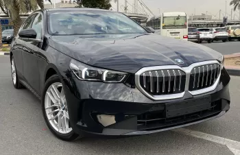 BMW 520i 2025 Model Year 2.0L Petrol Black Color Exterior Under Warranty