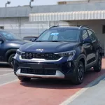 Kia Sonet 1.5L Petrol 2025 Model Year Blue Color Exterior - Thumbnail 2