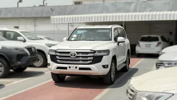 Toyota Land Cruiser GXR 4.0L Petrol 2024 Model Year White Color Exterior
