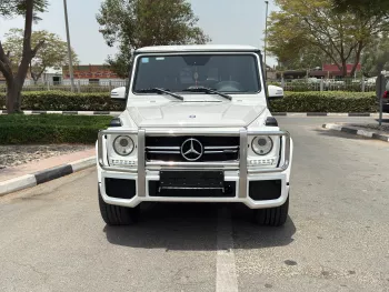 Mercedes-Benz G63 2015 Model Year Bi-turbo White Color Exterior