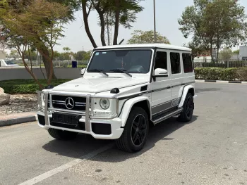 Mercedes-Benz G63 2015 Model Year Bi-turbo White Color Exterior
