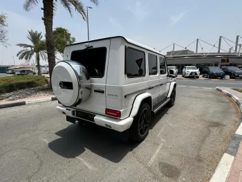 Mercedes-Benz G63 2015 Model Year Bi-turbo White Color Exterior