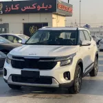 Kia Seltos 2025 Model Year White Color Exterior - Thumbnail 1