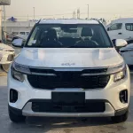 Kia Seltos 2025 Model Year White Color Exterior - Thumbnail 4