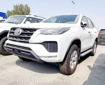 Toyota Fortuner 2.7L Petrol  2025 Model Year White Color