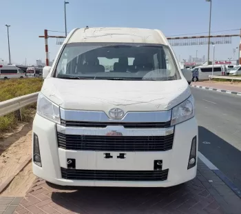 Toyota Hiace 2025 Model Year 3.5L Petrol GL HR M/T 13 Seater White Color