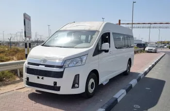Toyota Hiace 2025 Model Year 3.5L Petrol GL HR M/T 13 Seater White Color