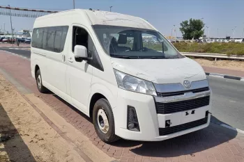 Toyota Hiace 2025 Model Year 3.5L Petrol GL HR M/T 13 Seater White Color