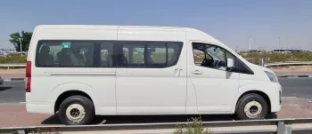 Toyota Hiace 2025 Model Year 3.5L Petrol GL HR M/T 13 Seater White Color