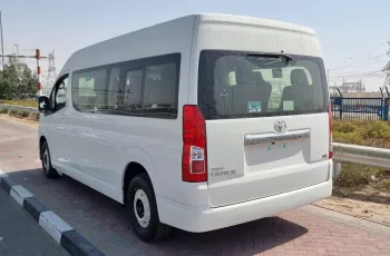 Toyota Hiace 2025 Model Year 3.5L Petrol GL HR M/T 13 Seater White Color
