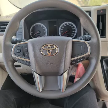 Toyota Hiace 2025 Model Year 3.5L Petrol GL HR M/T 13 Seater White Color
