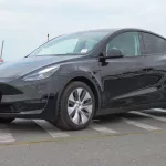 Tesla Model Y Long Range 2022 Model Year Black Color Exterior - Thumbnail 2
