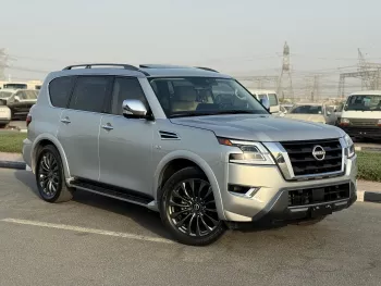 Nissan Armada Platinum 5.6L Petrol V8 2021 Model Year Silver Color