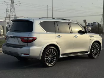 Nissan Armada Platinum 5.6L Petrol V8 2021 Model Year Silver Color