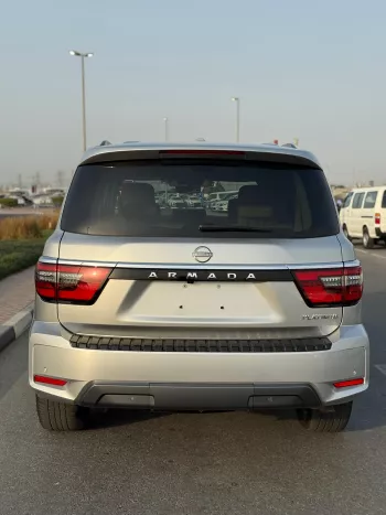 Nissan Armada Platinum 5.6L Petrol V8 2021 Model Year Silver Color