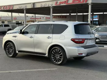 Nissan Armada Platinum 5.6L Petrol V8 2021 Model Year Silver Color