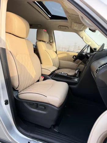 Nissan Armada Platinum 5.6L Petrol V8 2021 Model Year Silver Color