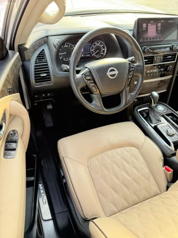 Nissan Armada Platinum 5.6L Petrol V8 2021 Model Year Silver Color