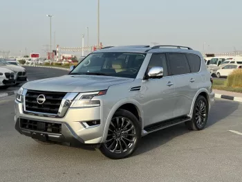 Nissan Armada Platinum 5.6L Petrol V8 2021 Model Year Silver Color