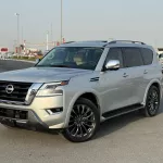 Nissan Armada Platinum 5.6L Petrol V8 2021 Model Year Silver Color - Thumbnail 1